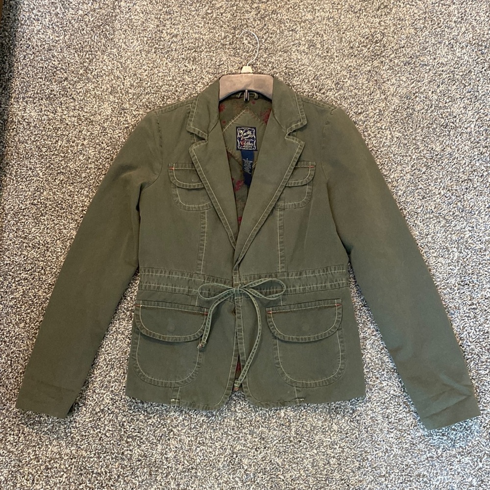 Lucky Brand Khaki Green Jacket